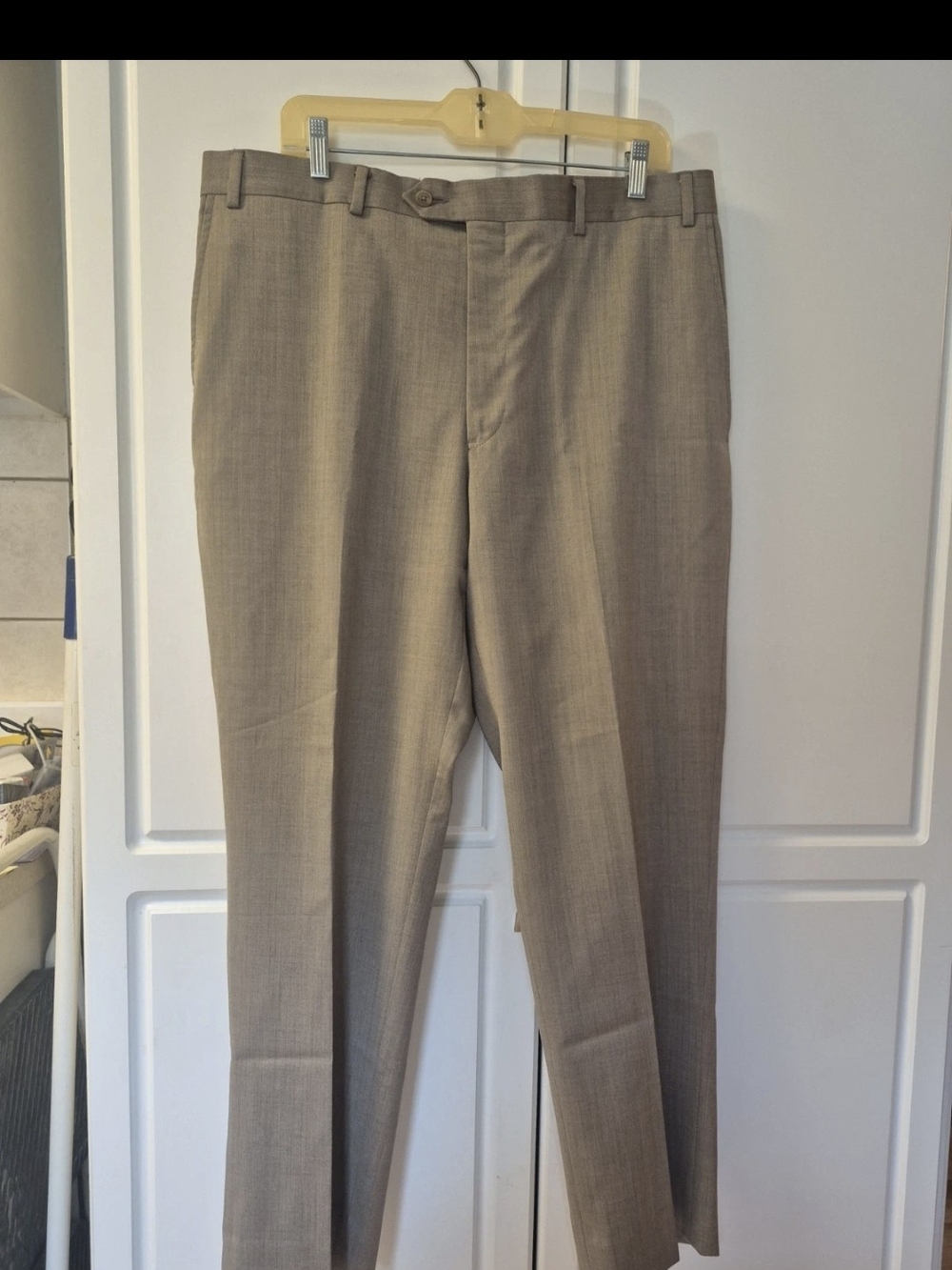 Kirkland Signature Men's Dress Pants in Beige-Taupe 36x30